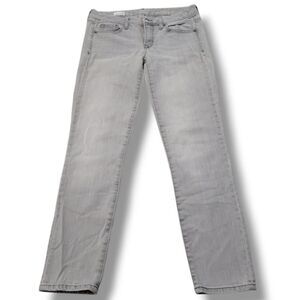 Gap Jeans Size 27 W29"L28" GAP 1969 Always Skinny Jeans Stretch Gray Denim Pants